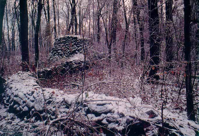 structures at the Oley Hills site