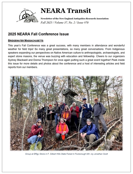 the most recent cover page for the Transit newsletter