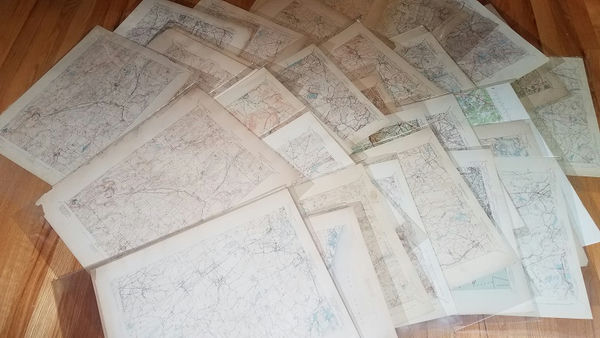 some USGS topographic maps, 1890's and later